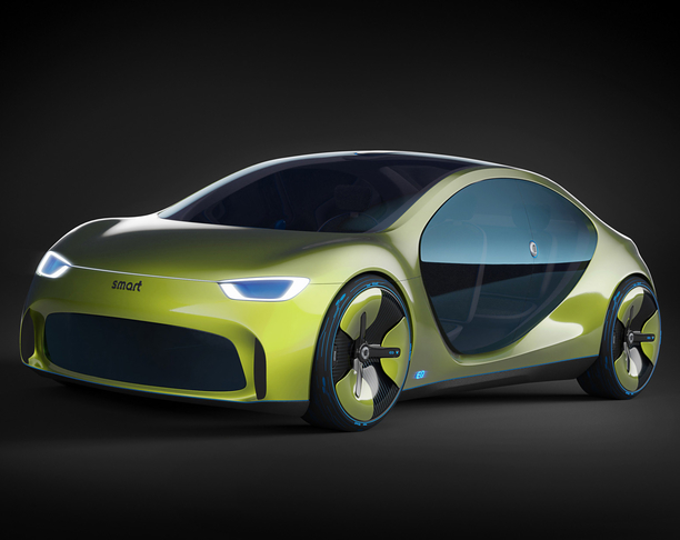 奔驰小型新能源车——smart eq4 电动轿车,环保才是硬道理