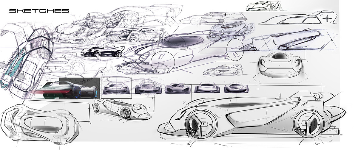 概念车,手绘图,汽车,超跑