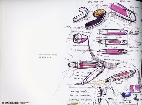 手绘,书籍,彩铅,马克笔, 工业设计,产品设计,普象网