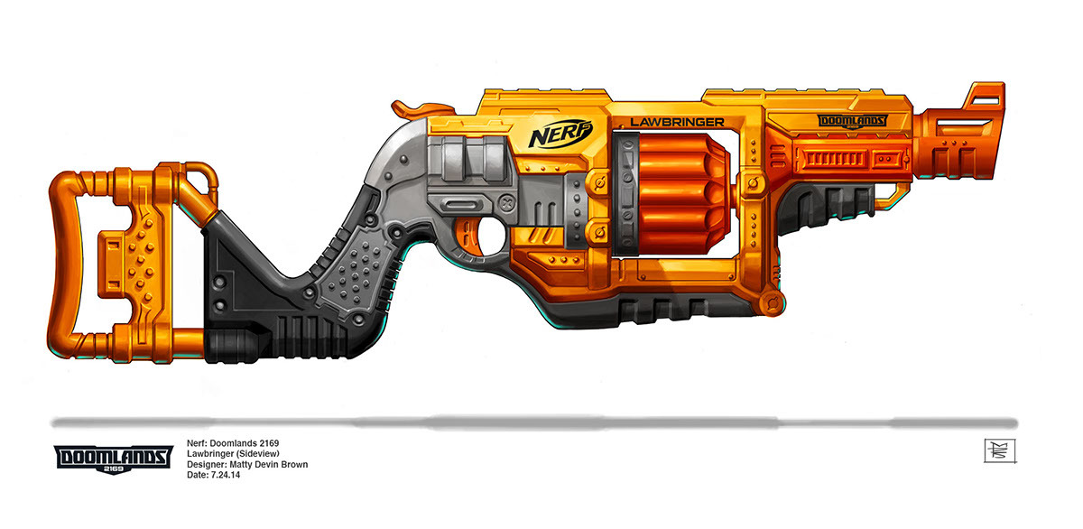 nerf - doomlands 2169系列玩具枪设计