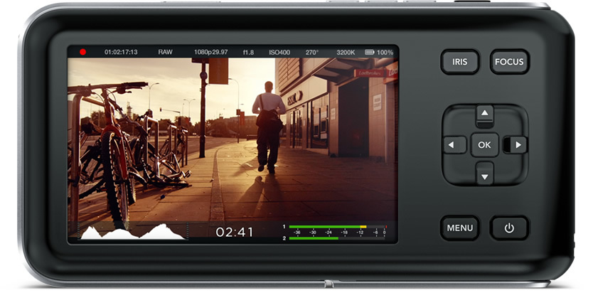 自带录像器的广播级摄影机_blackmagic studio