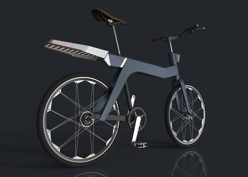 工业,概念,自行车,设计,创意,实用