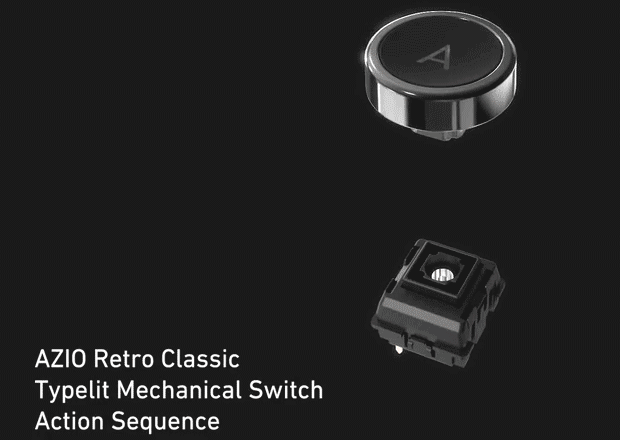 azio retro业界第一的复古机械键盘