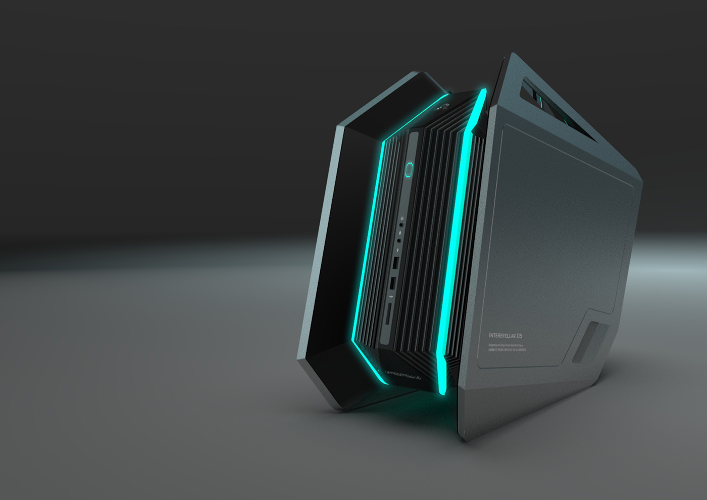 全金属打造,科技感极强的电脑主机 interstellar 05