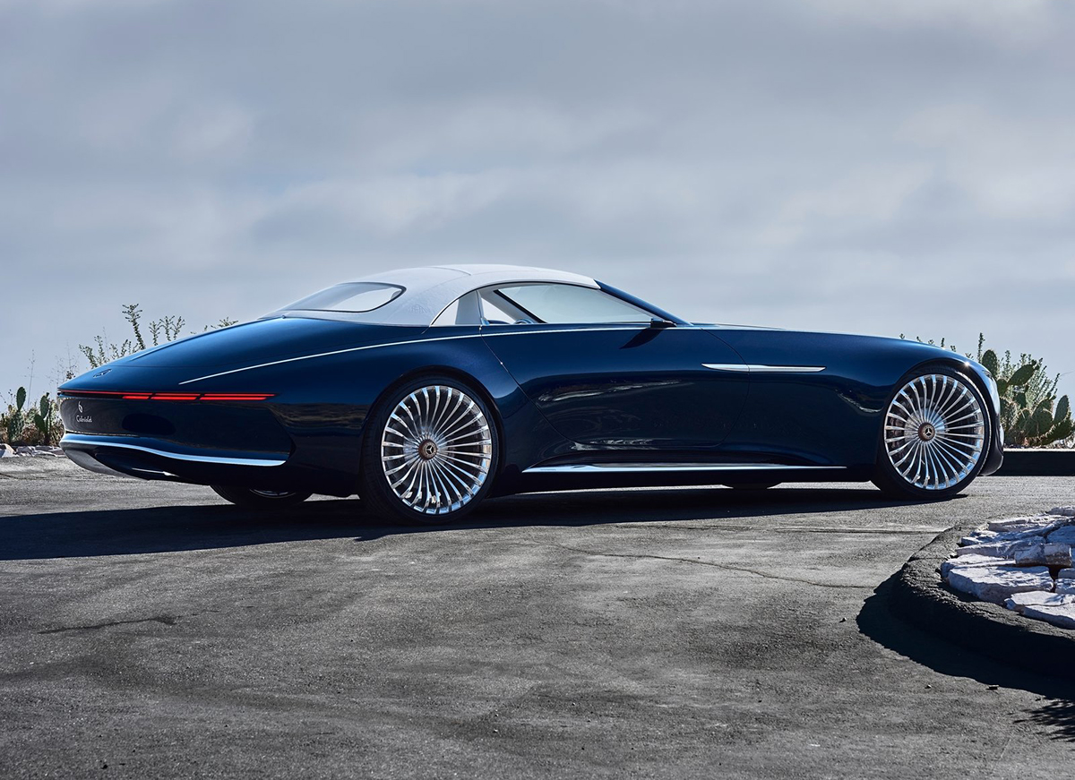 复古风潮奔驰vision mercedes-maybach 6 cabriolet