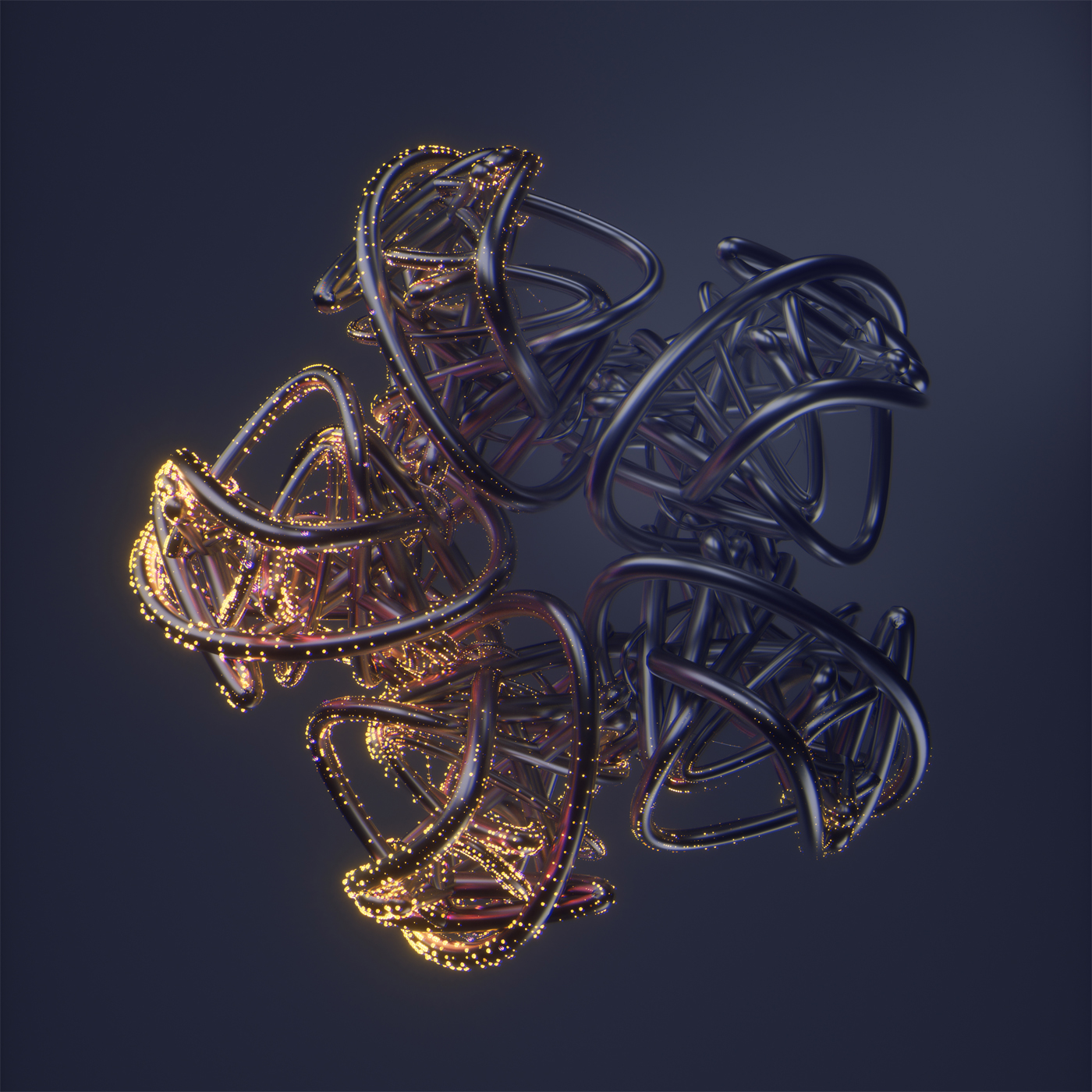 把简单几何做到极简美~black magic