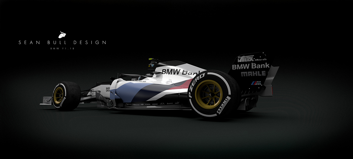 宝马f1 2018概念车系列 bmw f1 2018 concept cad livery