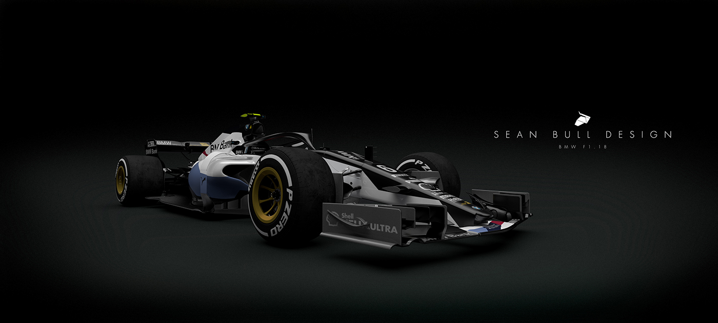 宝马f1 2018概念车系列 bmw f1 2018 concept cad livery