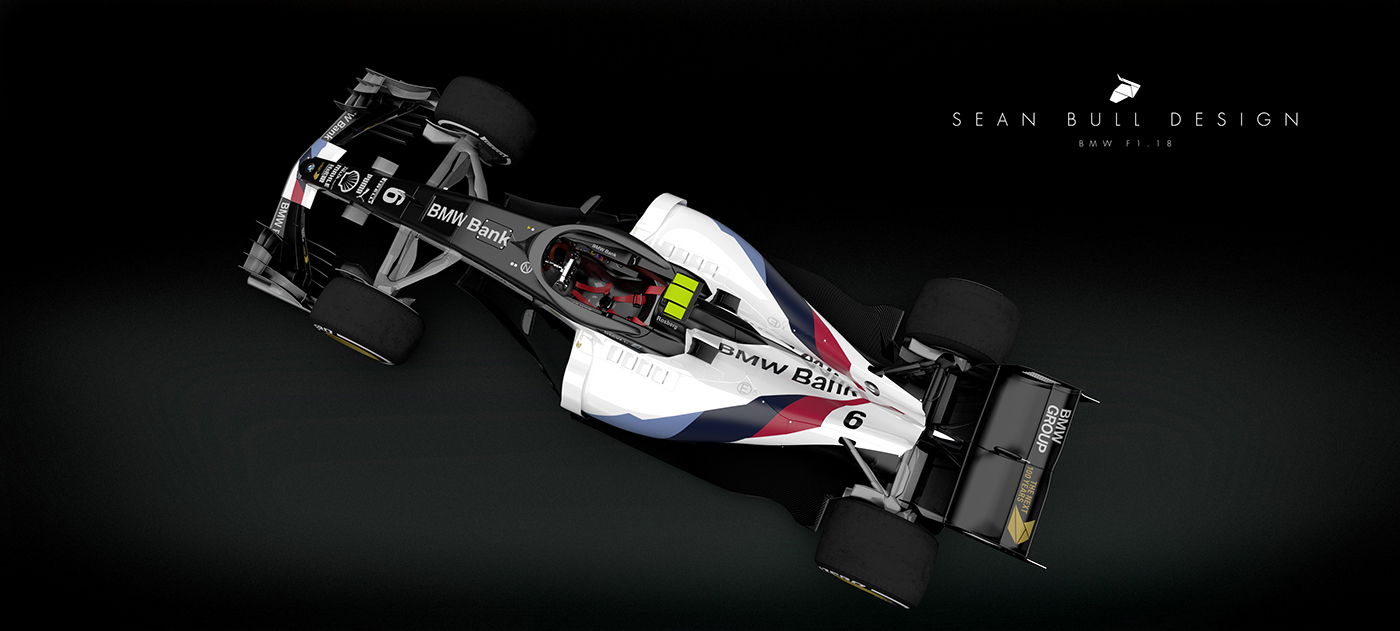 宝马f1 2018概念车系列 bmw f1 2018 concept cad livery