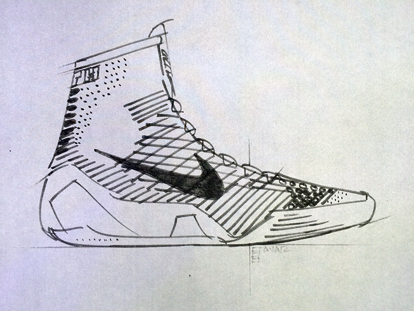 从手绘到球鞋:nike kobe9 flyknit