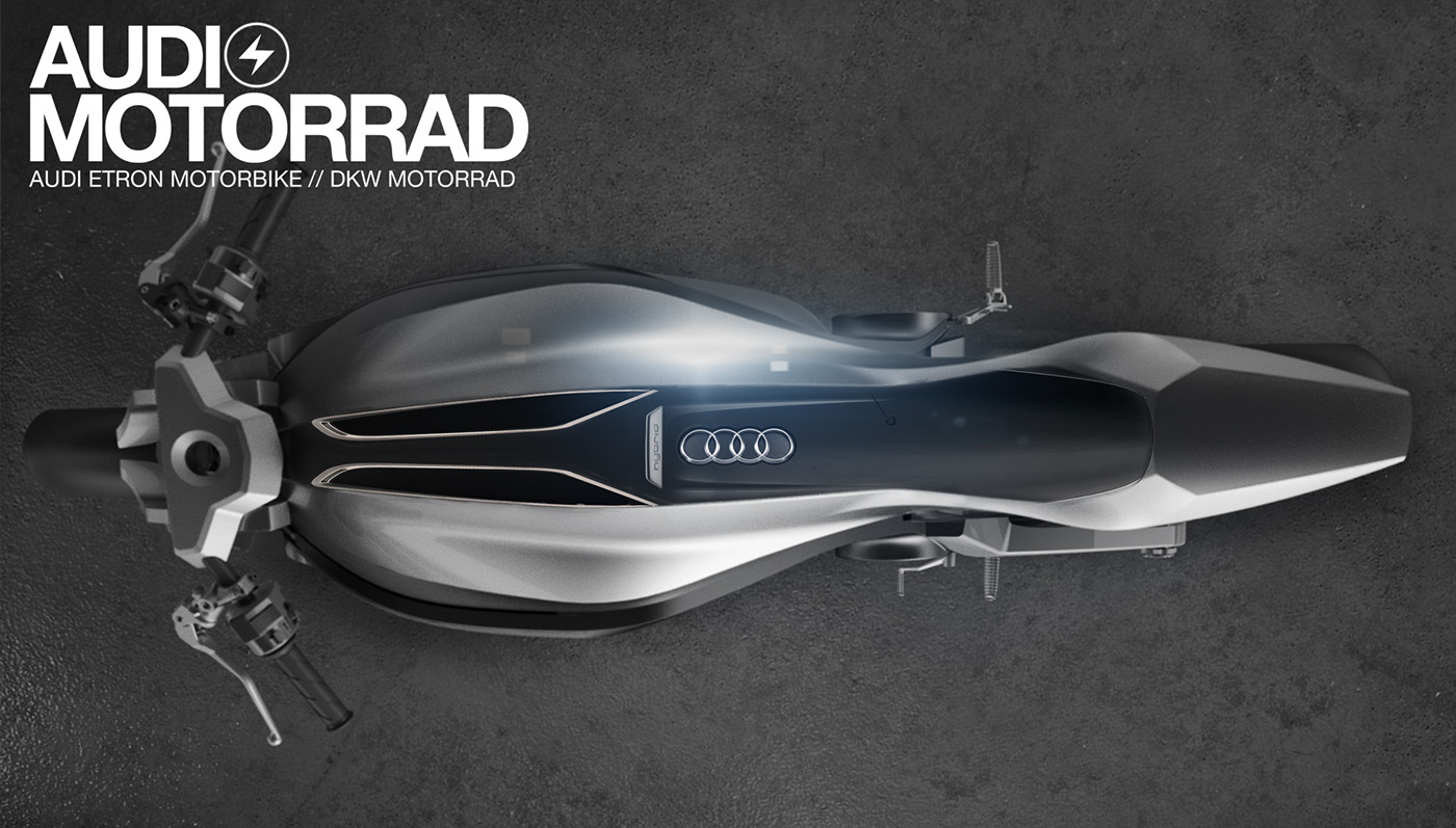 超级炫酷的奥迪摩托车概念设计 audi motorrad concept