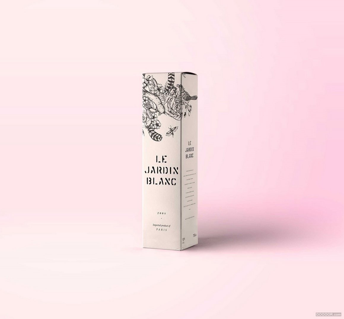le jardin品牌葡萄酒手绘概念包装设计