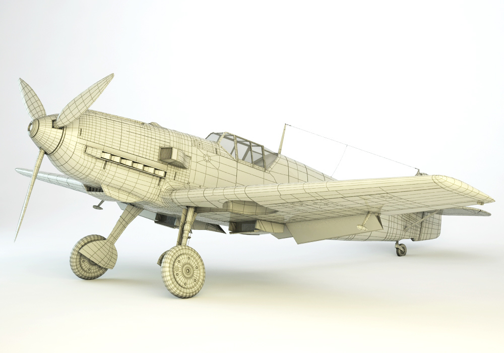 飞机里的战斗机,欧耶!messerschmitt bf-109