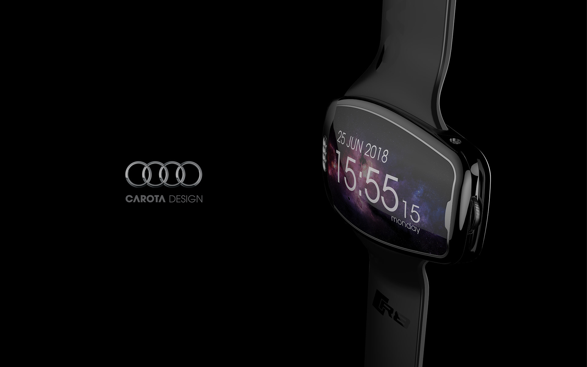 智能手表,黑色,audi,奥迪