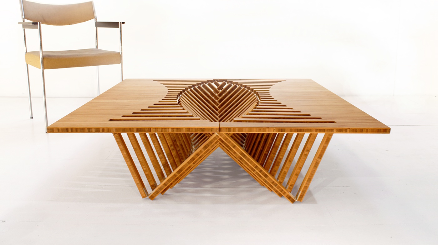 自然形态,robert van,桌子,rising table, 工业设计,产品设计,普象网