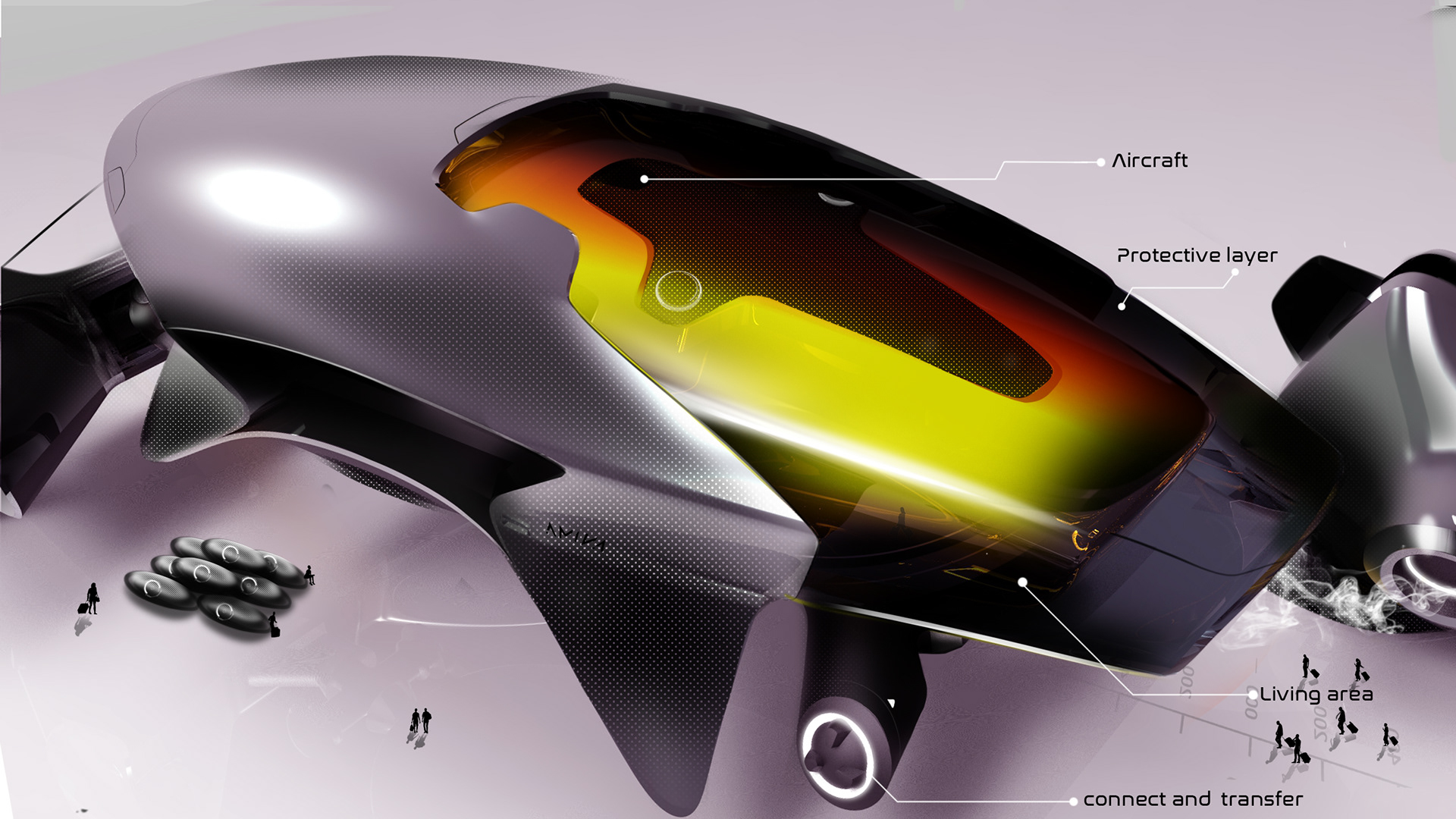 anima,宇宙飞船,概念设计,交通工具