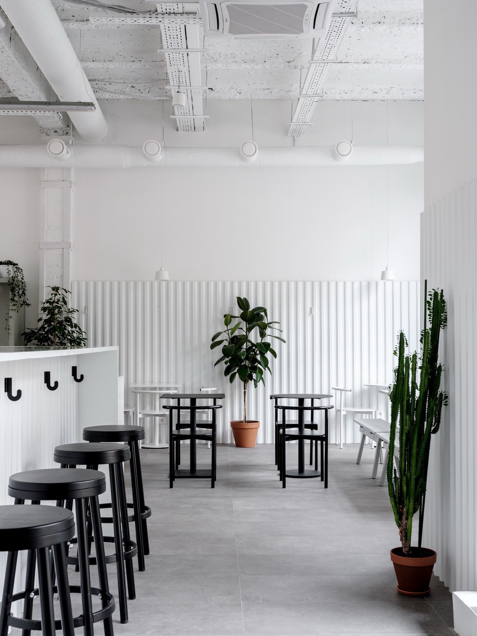 bloom-n-brew,咖啡店,极简,室内,maxim maximov
