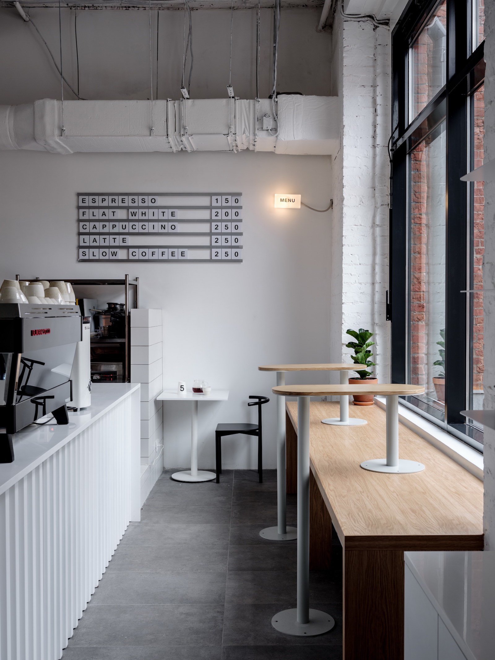 bloom-n-brew,咖啡店,极简,室内,maxim maximov