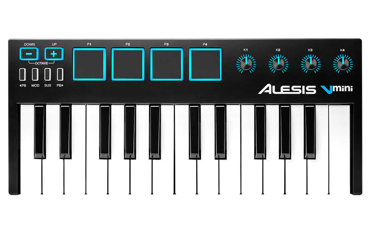 alesis发布v及vi系列midi键盘控制器,v 和 vi 两个系列都提供了 2,4