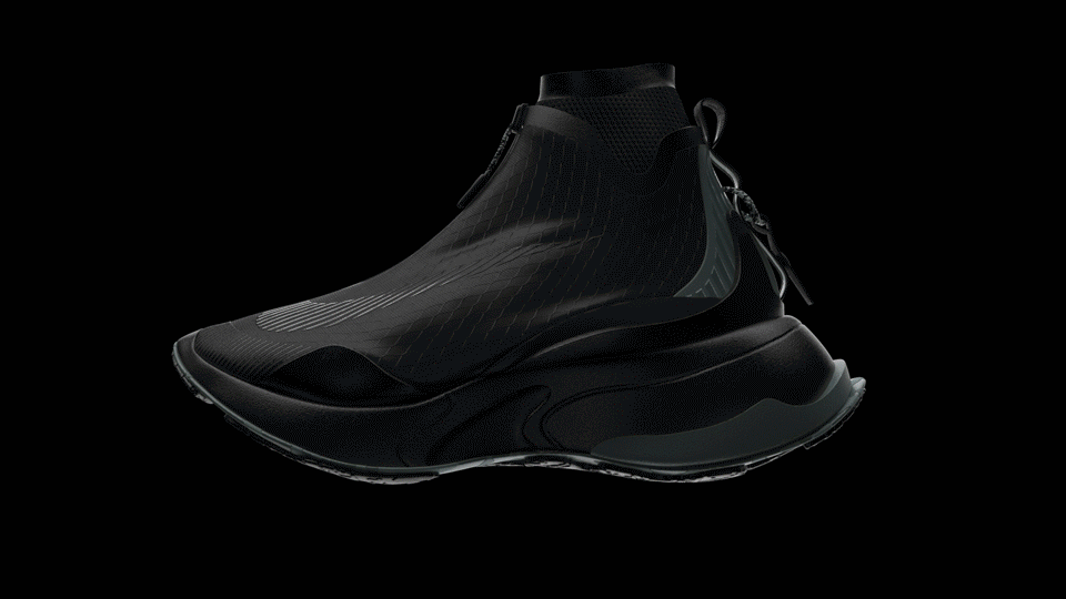 3d打印,耐克,nike,鞋,运动,运动鞋, 工业设计,产品设计,普象网