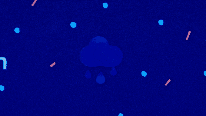 海报,蓝色,天气预报,蓝墨水